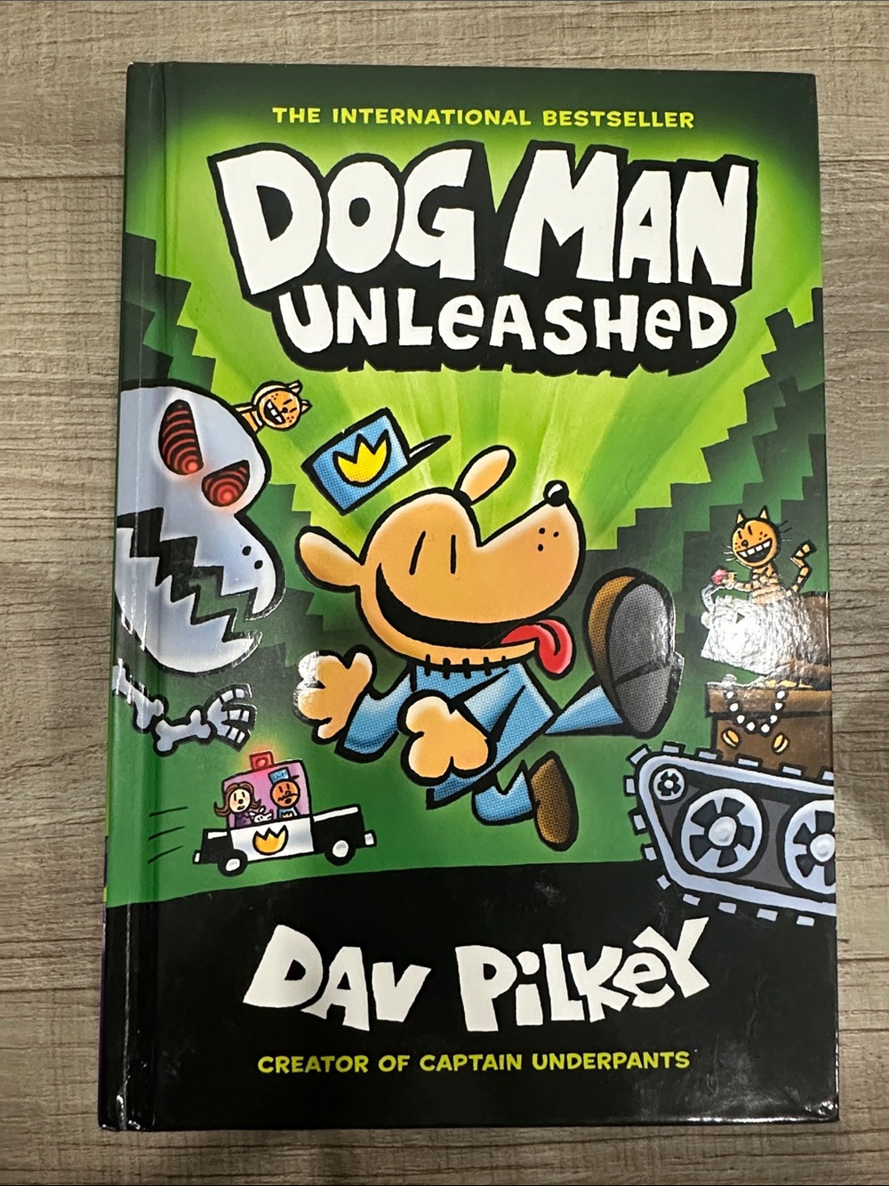 Scholastic Dog Man Unleashed Dav Pilkey Hardcover Book 2